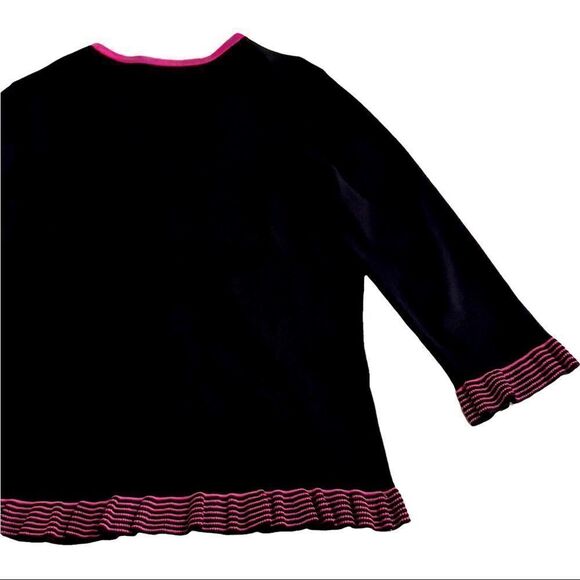 Grace Dane Lewis Ruffe Knit Cardigan LARGE - Picture 8 of 15